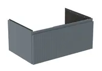 Ideal Standard Finesse - Umyvadlová skříňka, 80x51x37 cm, 1 zásuvka, Ribbed Matt ashblue E3392UQ