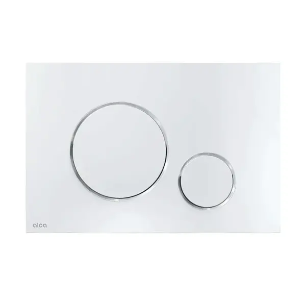 Alcadrain Thin - Ovládání splachování, chrom lesk M671