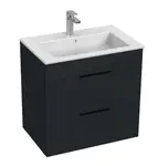 Jika Cube - Skříňka s umyvadlem 65x43x61 cm, matný antracit H4536021763521