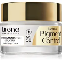 Lirene Derma Pigment Control Cream SPF 50 rozjasňující hydratační krém proti pigmentovým skvrnám SPF 50 50 ml
