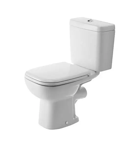 Duravit D-Code - WC kombi misa, zadný odpad, biela 21110900002