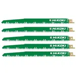 HiKOKI Príslušenstvo - Súprava pílových plátkov na drevo 5 TPI, dĺžka 240 mm, 5 ks 752032