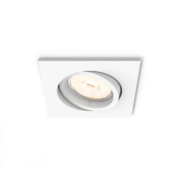 Philips myLiving - Zápustné LED svietidlo 9x9 cm, GU10, biela 915005416801
