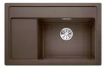 Blanco Zenar XL 6 - Silgranitový drez, 78x51 cm, s ovládaním odtoku, InFino, kávová 523784