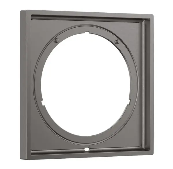 Axor ShowerSelect ID - Predĺženie 17x17 cm, kefovaný čierny chróm 13641340