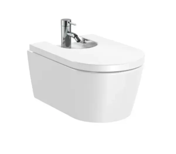 Roca Inspira - Závěsný bidet, s přepadem, otvor pro baterii, bílá A357525000