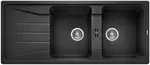Blanco Sona 8 - Silgranitový dřez, 116x50 cm, černá 525979