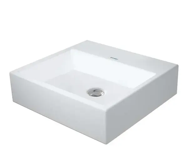 Duravit Vero Air - Umývadlo, 50x47 cm, bez prepadu, bez otvoru na batériu, WonderGliss, biela 23505000701