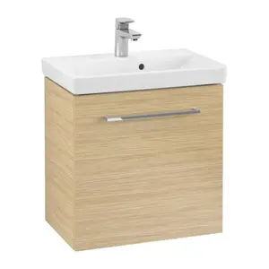 Villeroy & Boch Avento - Umývadlová skrinka, 53x51x35 cm, 1 dvierka, Nordic Oak A88800VJ