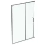 Ideal Standard Connect 2 - Posuvné sprchové dvere, dvojdielne, 140 cm, silver bright/číre sklo K9265EO