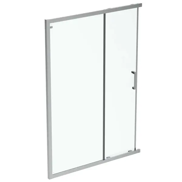 Ideal Standard Connect 2 - Posuvné sprchové dvere, dvojdielne, 140 cm, silver bright/číre sklo K9265EO