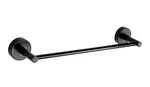 Sanela Doplnky z nehrdzavejúcej ocele - Držiak uterákov, dĺžka 50 cm, matná čierna SLZD 08N