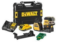 DeWALT Náradie - 12/18V AKU krížový laser, dosah 50 m, s príslušenstvom, 1x aku 2,0 Ah XR, nabíjačka DCE822D1G18