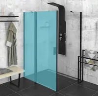 Polysan Zoom Line - Sprchová stena Black 80 cm, matná čierna/číre sklo ZL3280B