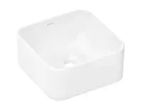 Hansgrohe Xuniva Q - Umývadielko na dosku, 30x30 cm, bez prepadu, SmartClean, biela 61074450