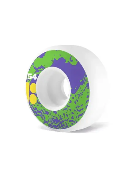 Plan b kolečka Smear 52 mm White/green | Velikost skate 52 mm