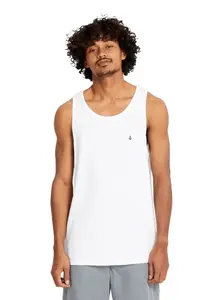 Volcom pánské tílko Stone Blanks Bsc Tt White | Bílá | Velikost XL