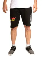 Meatfly pánské teplákové kraťasy Big Shock Black | Černá | Velikost S