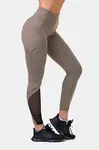 Nebbia Fit & Smart legíny s vysokým pasem 572, mocha, S
