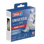 Páska univerzální oboustranná, 3 m x 30 mm, průsvitná, Nano Power,  TESA