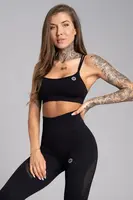 Gym Glamour Podprsenka bezešvá Black, L, černá