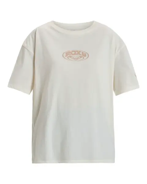 Roxy dámské tričko Sandunder Egret | Písková | Velikost S | 100% bavlna