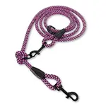 PafDog® Přepínací nastavitelné vodítko 12mm, růžovo-černé - extra pevné PAF-958