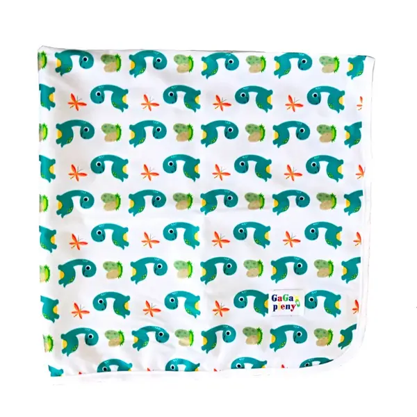GaGa's pleny Přebalovací podložka Zelený Dinosaurus