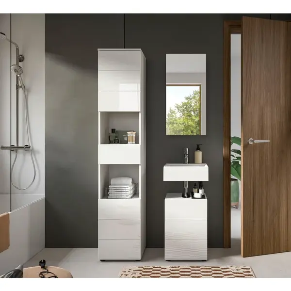 MID.YOU KOUPELNA vysoce lesklá bílá