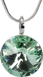 Levien Elegantný náhrdelník Rivoli Chrysolite