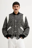 Bunda z vlněné směsi Kenzo Wool Varsity Jacket