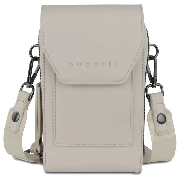 Dámská kabelka na telefon a doklady Bugatti Silvia - béžová