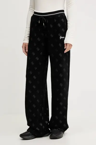 Tepláky Guess PAULINA dámské, černá barva, V5BB00 K1902