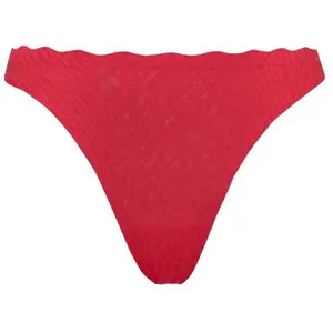 SLOGGI ZERO FEEL BLISS FESTIVE STRING Dámske nohavičky, červená, veľkosť