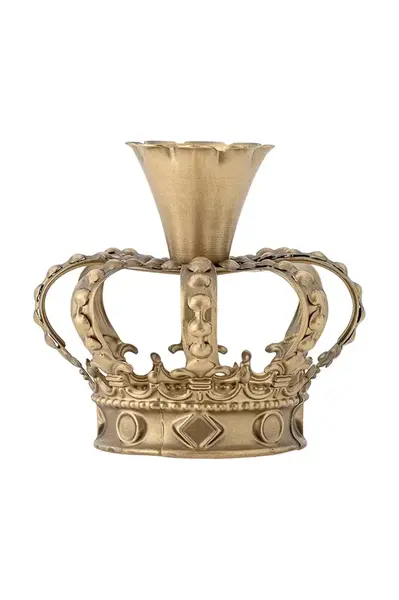 Dekorativní svícen Bloomingville 13,5 x 12,5 cm žlutá barva