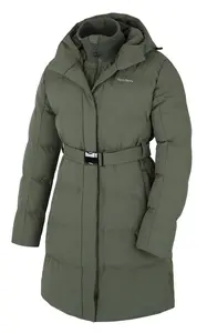 Husky Nerine L XXL, khaki Dámský hardshellový plněný kabát