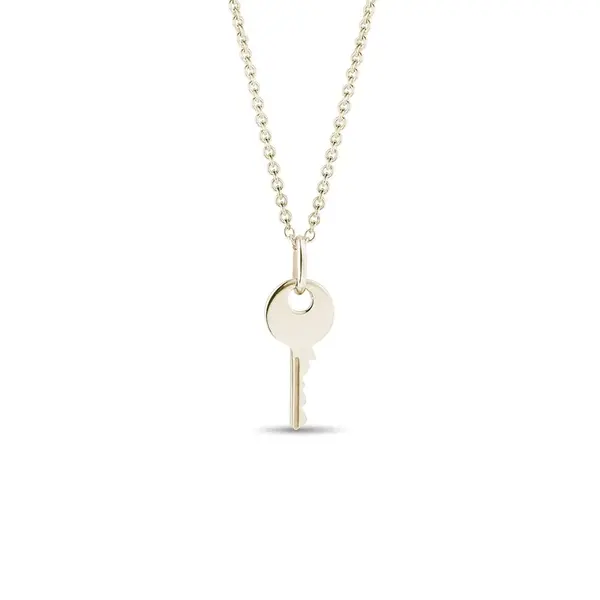 Zlatý prívesok kľúčik KLENOTA