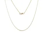 Retiazka zo 14 kt žltého zlata dlhá 45 cm KLENOTA