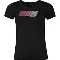 PROGRESS DEPORTA RUN Dámske športové tričko, čierna, veľkosť