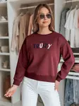 Dámská oversize mikina s nápisem TRUSTY