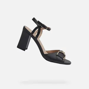 Černé dámské sandály Geox New Eraklia 80 - Dámské