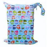 GaGa's pleny Nepromokavý pytel Sovičky modré