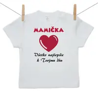 Boodyy Tričko s krátkym rukávom Všetko najlepšie Mamička 80 (9-12 mesiacov)