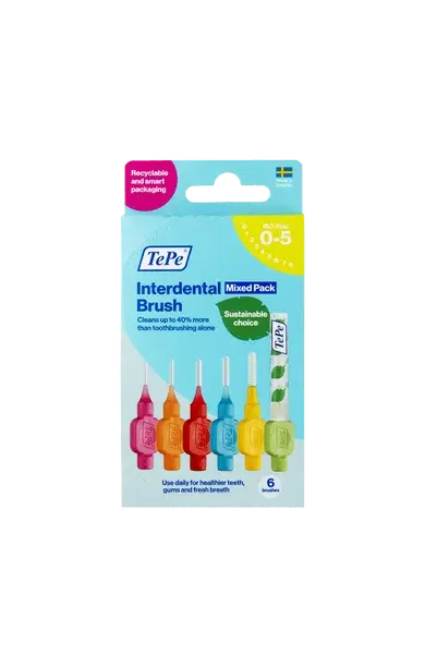 TePe Original medzizubné kefky v ekologickej krabičke, štartovacia sada