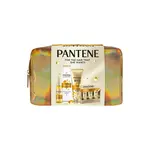 Xmass set Pantene Golden Bag Intensive Repair šampón 250ml, kondicionér 220ml a sérum 3x15ml + vlasový olej Keratin Protect 100ml