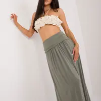 Khaki rozšířená sukně Clarence OCH BELLA