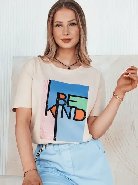 Dámské triko KINDBE brzoskwiniowy