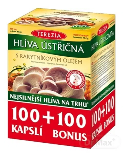 TEREZIA HLIVA USTRICOVITÁ S RAKYTNÍKOVÝM OLEJOM