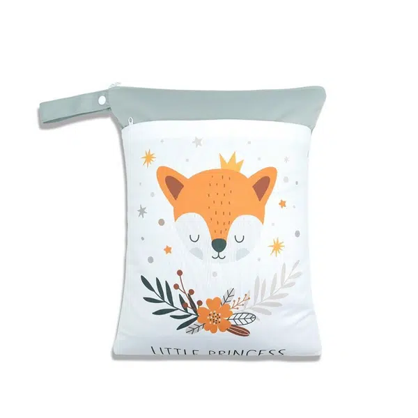 Livefy nepremokavé vrecko Foxy 30x40 cm, biele