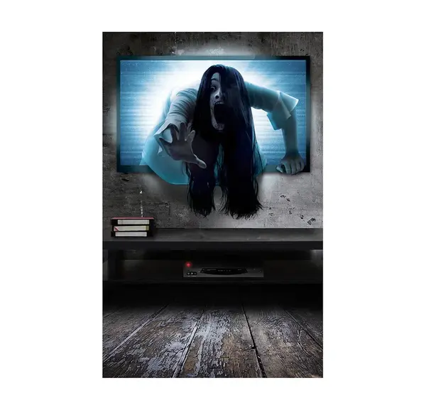 Dekorácia na stenu Zombie z televízie 70x80cm